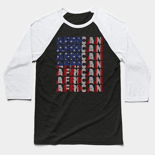 Afro American Vintage Baseball T-Shirt by Rayrock76